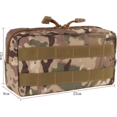 600D Nylon Outdoor Military Tool Drop Bag Traveling Gear Molle Pouch Tactical Airsoft Vest Camera Magazine Storage Bag Outdoor