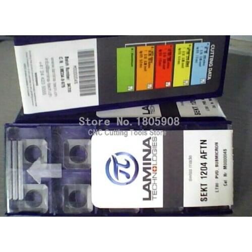 Free shipping 10pcs Lamina SEKT1204 AFTN LT30 cutter cutting tool for CNC
