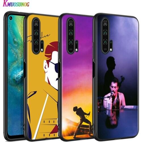 Silicone Cover Freddie Mercury Queen band For Honor 30i 10i 10X 9X 8X MAX 20 10 9 8 8A 8C 8S Prime 7A Pro Lite Phone Case