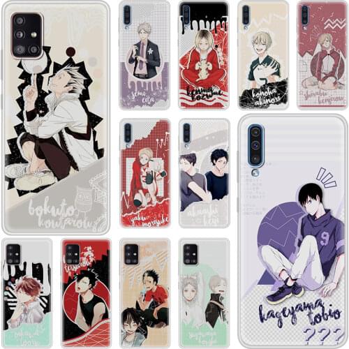 Haikyuu Hinata Anime Phone Case For Samsung Galaxy A51 A71 A21s A12 A02s A50 A10 A20e A31 A30 A40 A41 Shell Matte Cover