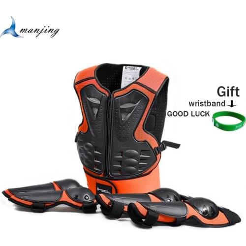 Child Baby Horse Beach cross country Full Body Protector Armor Grove ATV Pit bike Knee Elbow Guard Motorbike Vest Suits