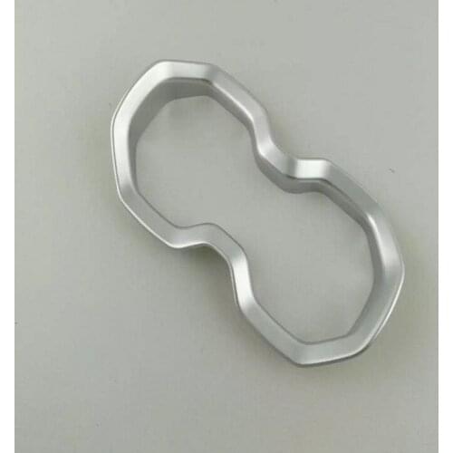 For Jeep Renegade 2014 2015 2016 Car Styling ABS Matte Chrome Interior water cup holder decoration Cover Trim Water Cup Cover