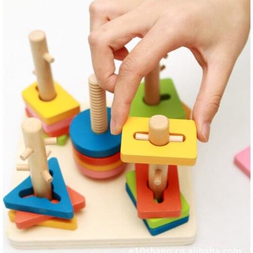 Toddler Toys Sorting, Nesting & Stacking toys shape toys juguetes toy speelgoed kids toy wooden toys baby toy baby Stacking toy