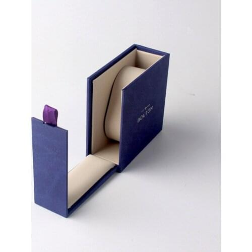 Faux leather box for luxury watch packaging