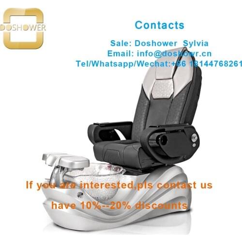 Manicure table set with uv gel nail polish for pedicur spa chair with drain pump