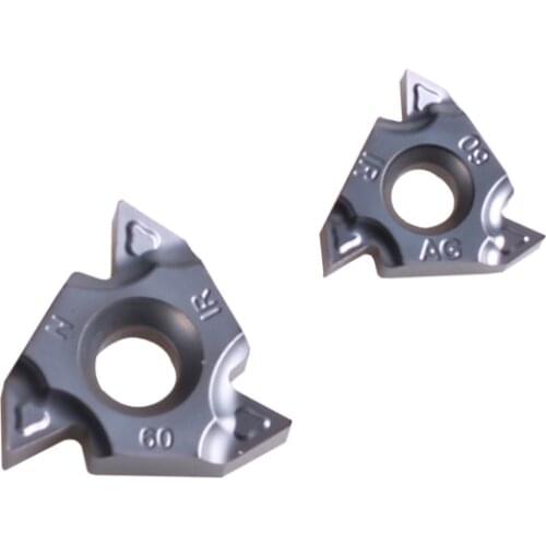 Metric inch CNC internal thread cutter blade grain 16ir / 22irm ag60 / 1.0 / 1.5