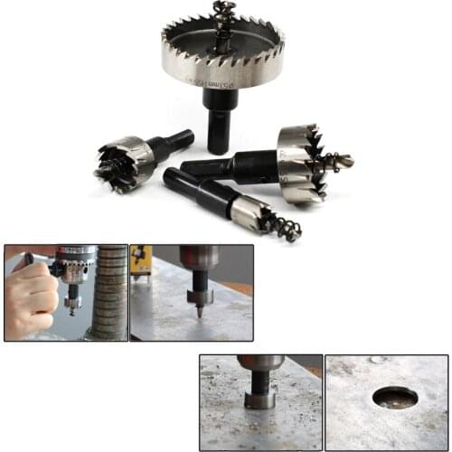 5pcs/ set Carbide Tip HSS Drills Bit Hole Saw Set Stainless Steel Metal Alloy Hand Tool for Wood Steel Cutting16/18.5/20/25/30mm