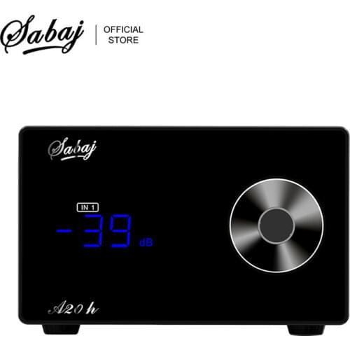 SABAJ A20h Desktop Balance Headphone Amplifier TPA6120A2 Lline Xlr Balanced Output RCA Input With Remote Control