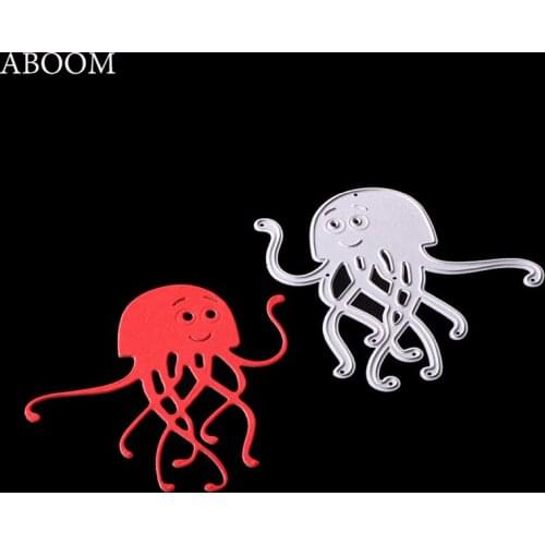 ABOOM New 1PC Octopus Metal Carbon Steel Cutting Dies For Scrapbooking Stencil Album Cards Decoration Embossing Folder Die Cuts
