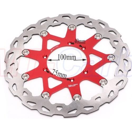 320MM Oversize Front Floating Brake Disc Rotor For HONDA CR CRF CR125 CR250 CRF250R CRF250X CRF450X CRF450R Motocross Enduro