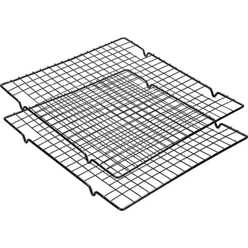 Rectangular Cake Cooling Rack Set of 2 Baking Wire Rack Cooling Rack Baking Rack Stainless Steel Grill Steam Rack
