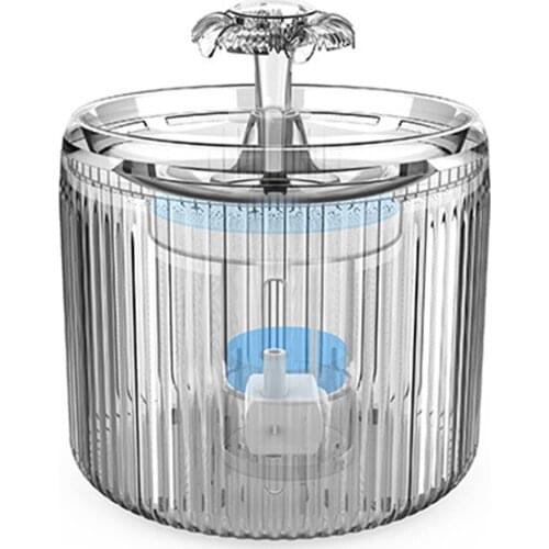 USB Pet Water Dispenser 2.6L Large Capacity Dog Cat Auto Drinking Fountain Adjustable Silent Filtering Feeding Watering Supplies