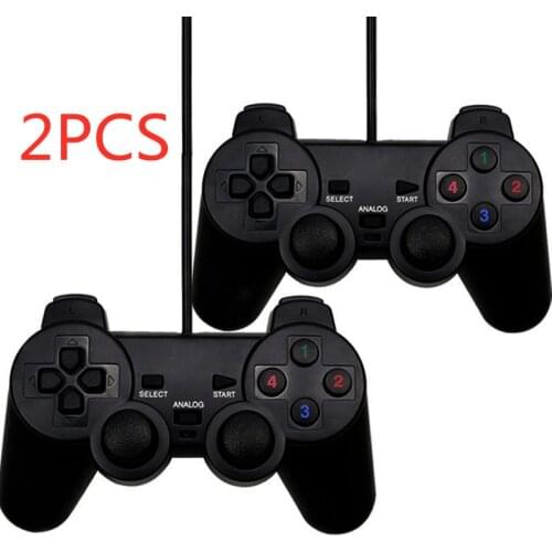 USB Wired PC Game Controller Gamepad Shock Vibration Joystick Game Pad Joypad Control for PC Computer Laptop Gaming Play