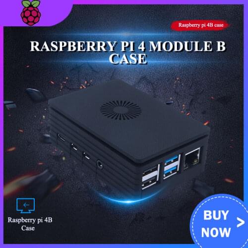 Raspberry Pi 4B Case with fan Protective Case Cover Box For Raspberry Pi 4 module B