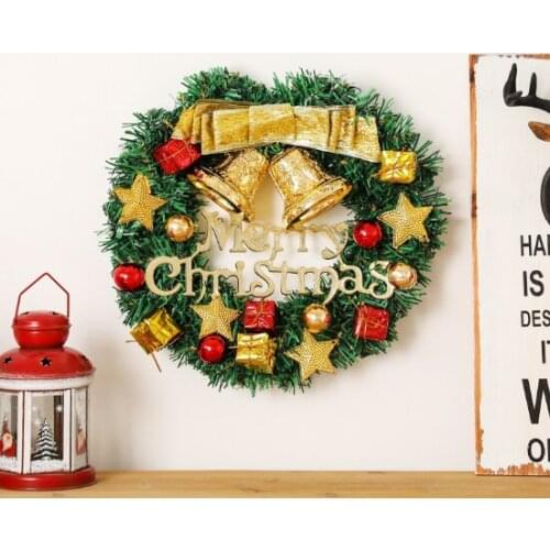 2020 9 classic Christmas wreaths, holiday home decoration, Christmas ornaments, home decoration accessories, family Christmas de