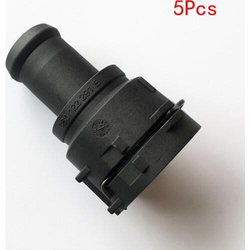 5Pcs OEM Heater Core Coolant Hose Connector For A3 Q3 TT Beetle Caddy CC Golf Jetta Passat Scirocco Sharan Tiguan 3B0 122 291 B