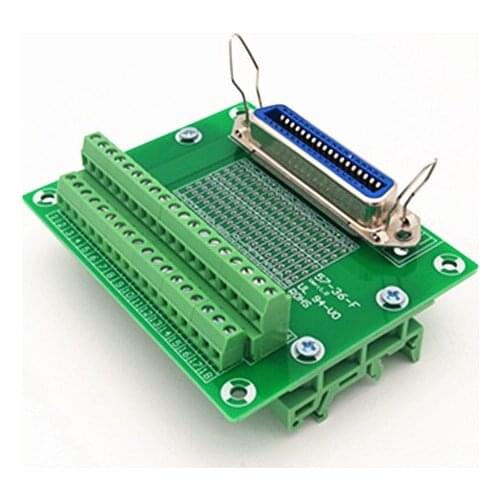 57Series 36-Pin 0.085" Vertical plug-in Female Header Connector Breakout Board