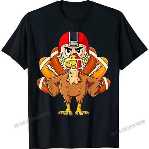 Thanksgiving Turkey Football Player Funny Boys Girls Kids T-Shirt Summer Tops & Tees Cotton Mens Tshirts Summer Faddish