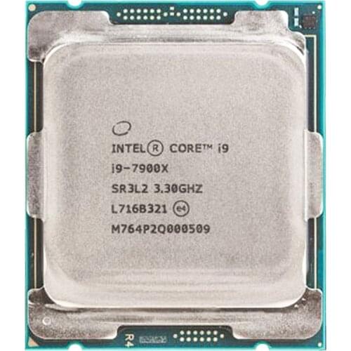 Original Intel Core I9 I9-7900X SR3L2 CPU 10-cores 3.30GHZ 13.75MB 14nm LGA2066 I9 7900X processor free shipping