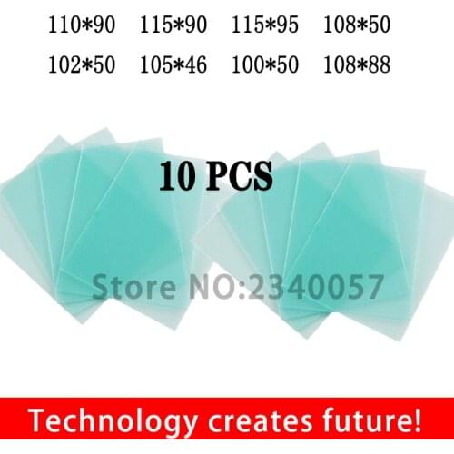 Welding Helmet Lens Cover Argon Arc Welding Cap Lens for Welding Helmet Mask 110x90mm/115x90/ 115x95/ 108x50mm/ 102x50/ 100x50