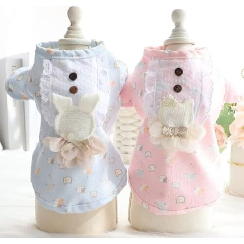 Summer Dog Vest Shirt Cat Puppy Apparel Cute Small Dog Clothes Yorkshire Terrier Pomeranian Shih Tzu maltese Poodle Pet Clothing