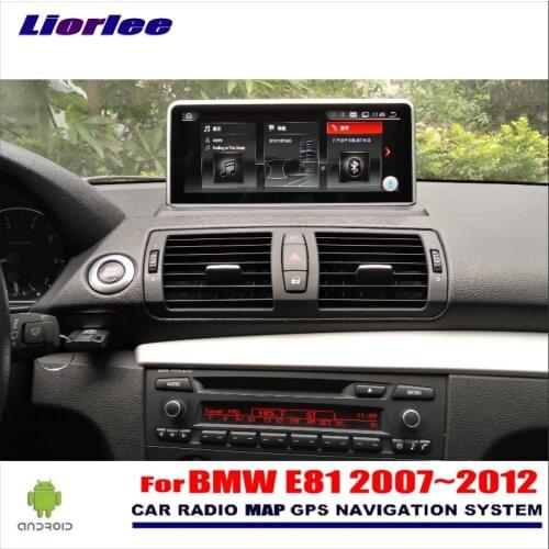 Liorlee Car Android Multimedia Player HD Touch Screen For BMW 1 Series E81 2007-2012 Radio Stereo Audio GPS Navigation System