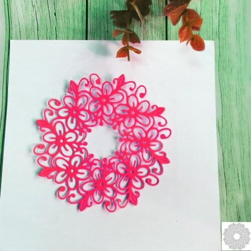 Lace Flower Metal Cutting Die for Craft Dies Stencils Templates Scrapbooking Embossing Knife Mould Punch Making Cards Dies