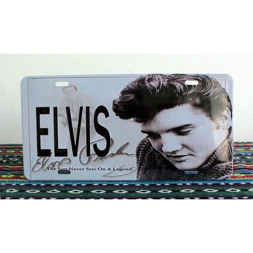 50pcs/lot Metal Sign shabby chic Elvis Presley metal signs Art wall decor Bar Cafe Retro decoration iron paintings Q-94 mix orde