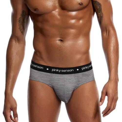 Mens Sexy Underwear Striped Bikini Underwear Men Panties Briefs Penis Pouch Cock Sleeve Gay Cueca Masculina Ropa De Hombre