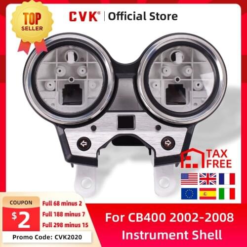 CVK Instrument Case Kit Speedometer Gauge Cover For Honda CB400 VTEC 2002 2003 2004 -2008 VTEC400 2/3/4 02-08 Accessories