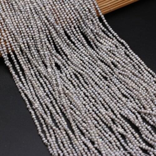 Natural Stone Pearl Beads Oblate Shape Natural Freshwater Pearl Loose Beads For Jewelry Necklace Accessories Making 2.5-3mm