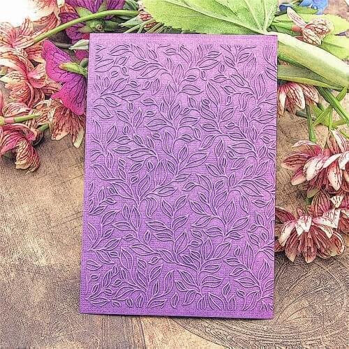 Easter plastic clock template lush green leaf craft card making paper card album wedding decoration Embossing folders