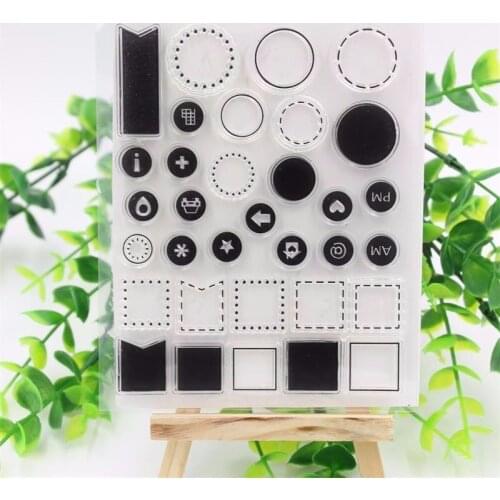 Transparent Clear Silicone Stamps for DIY Scrapbooking/Card Making/Kids Christmas Fun Decoration Supplies