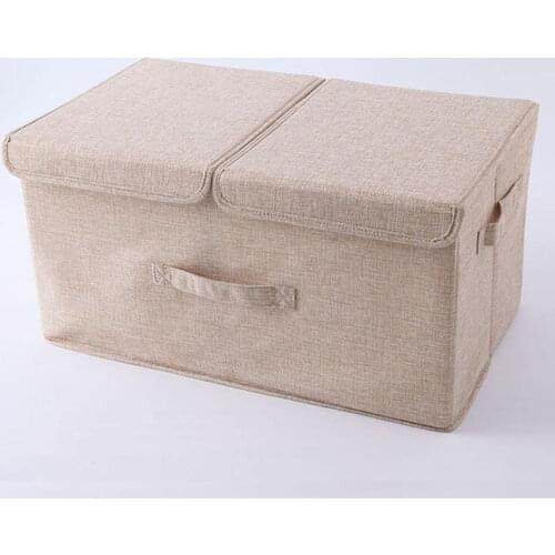 Anti-Fungus Foldable Storage Box Organizers Large Handles Great For Toys Clothes Blankets Organizador Zippe Box New