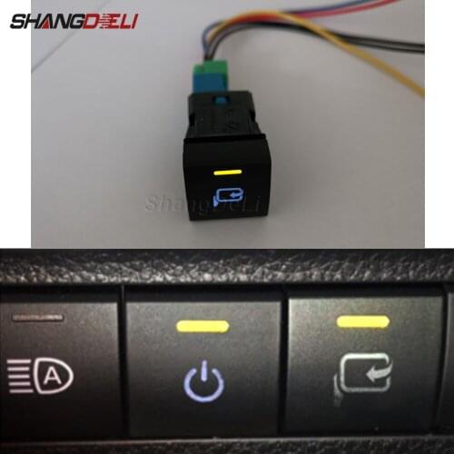 Rearview Mirror Folding Control Switch Rear View Mirror Adjustment Button For Toyota Camry 2018 for Avalon RAV4