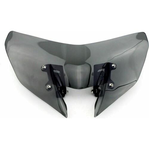 Smoke Motorcycle Windshield Windscreen Pare-brise For 2017-2019 Yamaha MT09 FZ-09