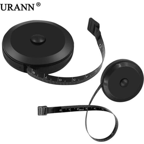 URANN 1Pc 60 Inch Tape Measuring Tool Body Tailor Tape Ruler Measure For Sewing Tailor Fabric Measurements Tape Retractable Home