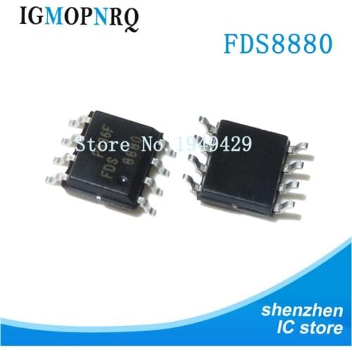 10pcs FDS8880 SOP-8 8880 SOP8 FDS8880-NL SOP New