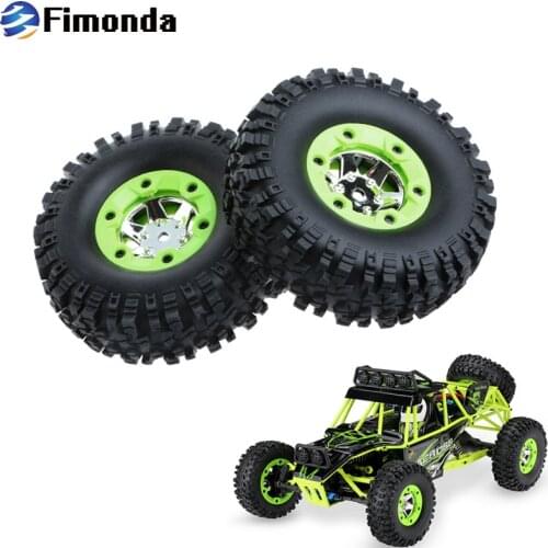 2-4pcs Wltoys Left & Right Tires Wheel Hub Kit For 1:12 RC Car Wltoys 12428 12423 0070 0071 Spare Replace Parts