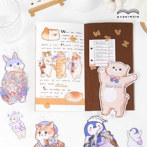 20set/lot Kawaii Stationery Stickers Cartoon welcome Diary Planner Decorative Mobile Sticker Scrapbooking DIY Craft Sticker