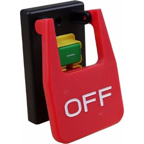 220V-240V 16A 5E4 Table Saws Electromagnetic Pushbutton Switch Paddle Switch KJD17B-16