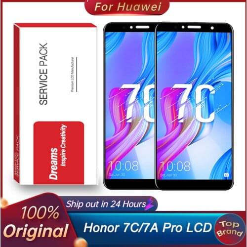 5.7 " Original Display For Huawei Honor 7C LCD AUM-L41 Display Touch Screen Digitizer ATU LX1 / L21 For Huawei 7A Pro AUM-L29