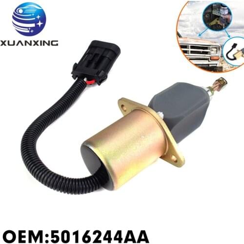 5016244AA NEW Fuel Shut Off Solenoid Valve Kit For Dodgee Ram 2500 3500 5.9L Cummins Diesel SA-4981-12