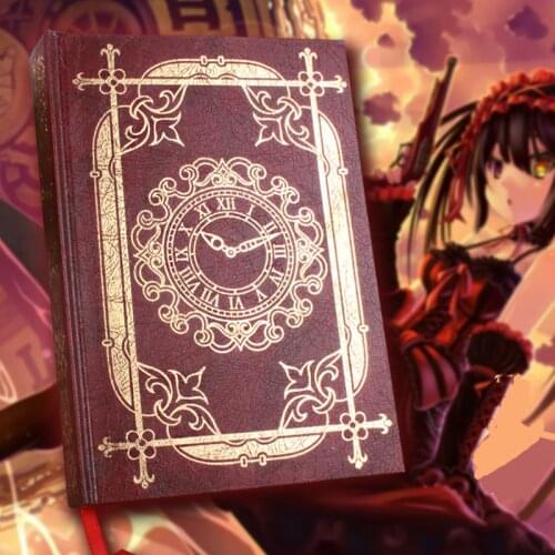 Anime DATE A LIVE Theme Cartoon Tokisaki Kurumi Deed Book Contract Notebook Diary Book Weekly Travelers Writing Journaling Gifts