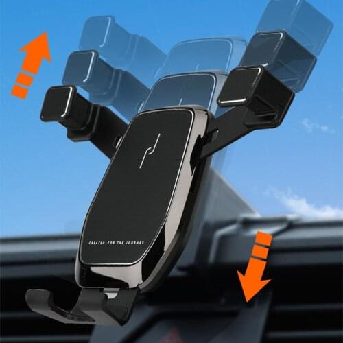 For GEELY ATLAS Gravity Type Car Phone Holder Clip Type Air Outlet Smart GPS Mobile Phone Stand For Atalas PRO