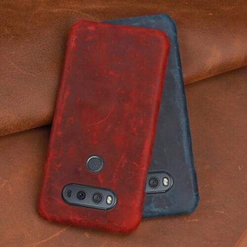 Crazy horse skin Phone Case For LG G6 G7 G8s ThinQ V20 V30s V40 V50 Thinq G3 G4 G5 K50 K4 K8 2017 K10 2018 Q6 Q7 Q8 Back cover