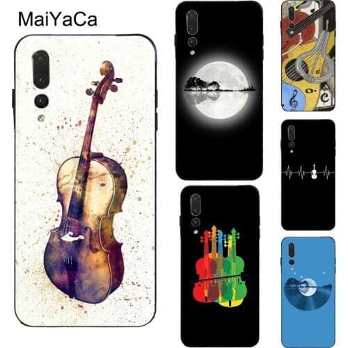 MaiYaCa Musical Cello Violin Case For Huawei Honor 8X 9X 9 10 Lite 20 Pro 10i 7A Pro 7C 8A 8C 8S Y6 Y9 Y7 2019 Nova 5T