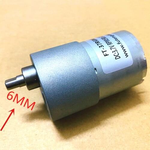 Micro FT-37RGM3530-61K Motor DC 3.7V 98rpm Slow Speed Reducer R-530 Gear Motor Large Torque for Precision Instrument Equipment