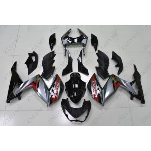 Fairings for Kawasaki Z300 Z250 2015 - 2016 Black Silver Body Kits Z 250 300 Ninja 15 Fairing for Kawasaki Z300 Z250 15