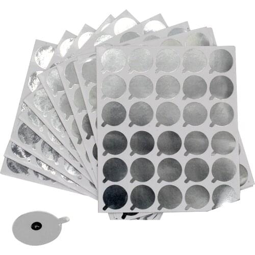 Disposable Eyelash Extension Glue Tinfoil Stickers Gasket Pallet Holder Adhesive Container for False Eyelash Extension Makeup